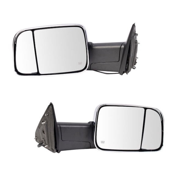 Door Mirror Set 2 Piece - Compatible with 2013 - 2018 Ram 1500 2014 2015 2016 2017