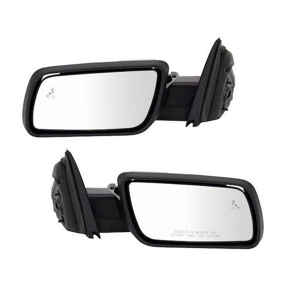 Door Mirror Set 2 Piece - Compatible with 2013 - 2019 Ford Flex 2014 2015 2016 2017 2018