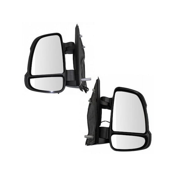 Door Mirror Set 2 Piece - Compatible with 2014 - 2019 Ram ProMaster 1500 2015 2016 2017 2018