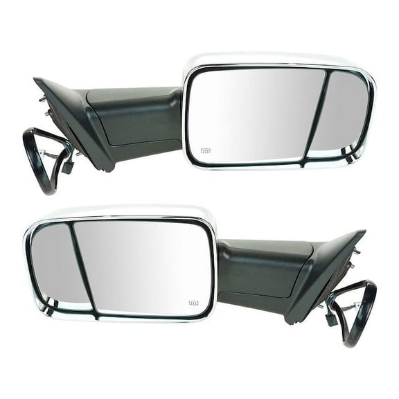 Door Mirror Set 2 Piece - Compatible with 2019 Ram 1500 Classic