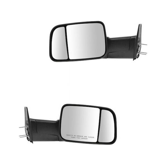 Door Mirror Set 4 Piece - Compatible with 1994 - 1997 Dodge Ram 3500 1995 1996