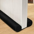 thumbnail image 1 of Door Noise Blocker Door Draft Stopper Under Door Sweep Weather Stripping Door Seal Guard Soundproofing 30" to 36" Adjustable Door Stopper for Bottom of Door, 1 of 9