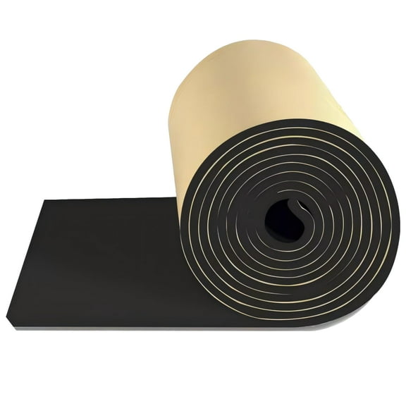 Door Noise Blocker Soundproof Foam, Black Noise Cancelling Wall Panels, Safety Bumper, Easy-to-Install Full Adhesive, Ideal for Garages
