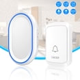 thumbnail image 1 of Door Open Wireless Door Sensor Chime for Office/Home/Store,Operate Range 1000ft With 58 Chimes 4 Volume Level, 1 Door Sensors+1 Plug-in Receiver,White, 1 of 7