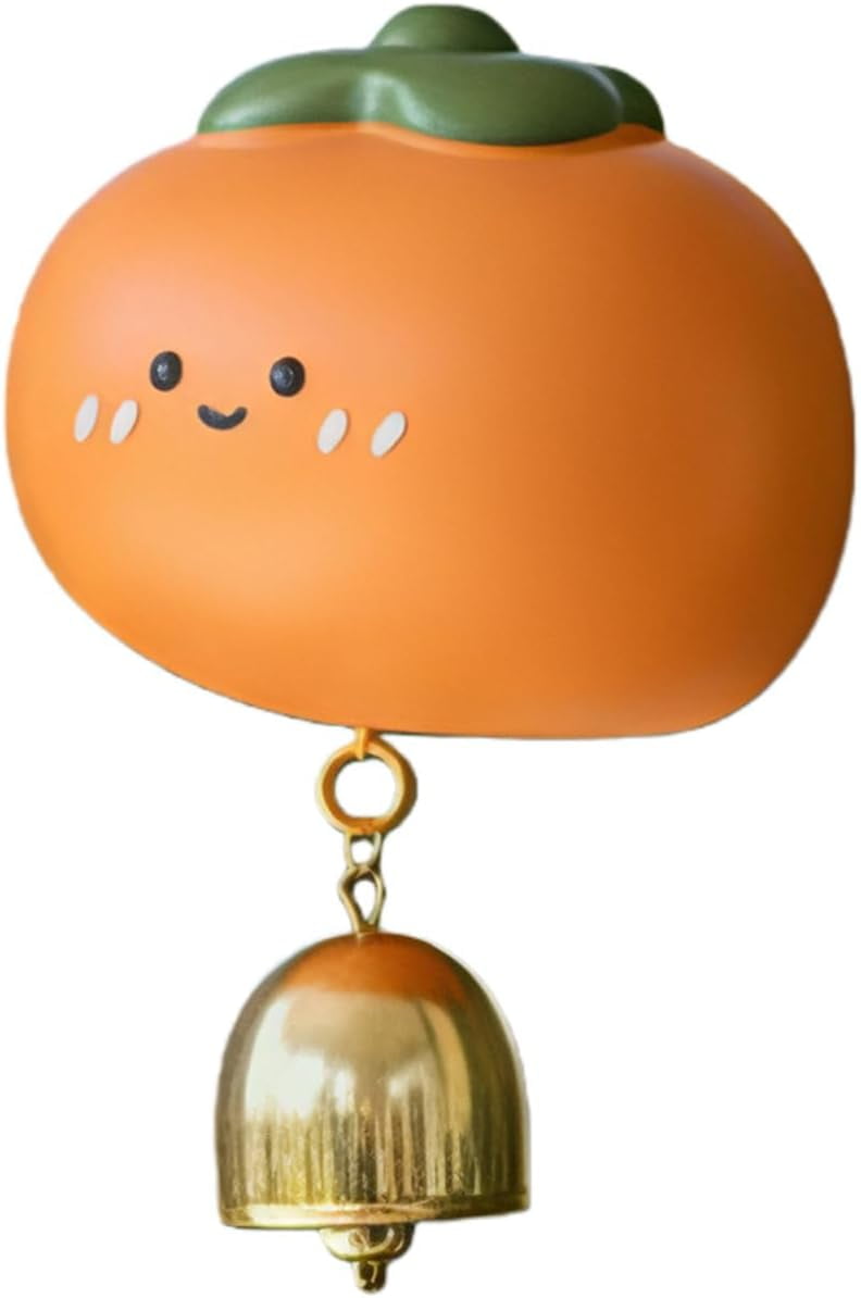 Door Opening Brass & Resin Wind Chime Bell Set, Decorative Hanging Door Bell with Fridge Magnet, for Farmhouse Front Door, Garden Gate & Home Entrance Decor(1Pcs, B)