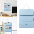thumbnail image 1 of Over The Door Organizer with 6 Pockets Foldable Hanging Closet Storage, Space Saving Hanging Storage Holder,Hanging Storage, Wall Mounted Storage Bag, Large Capacity Multi-Layer Organ Bag 16.54x12.8", 1 of 8