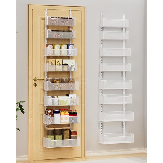 VyGrow Over the Door Organizer, 8-Tier Pantry Organizer with Fully ...