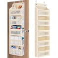 thumbnail image 1 of Pkalq over The Door Storage Organizer, 5 Shelf Hanging Organizer with 5 Large Capacity Pockets, Behind The Door Storage for Bedroom, Bathroom, 1 of 6