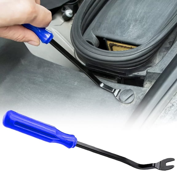 Door Panel Removal Tool, Car Door Buckle Screwdriver, Trim Removal Tool for Car, Long Type Door Panel Remover Auto Trim Pliers, Tool for Trim Panels, Plastic and Metal Clips, Car Door Panels (Blue)
