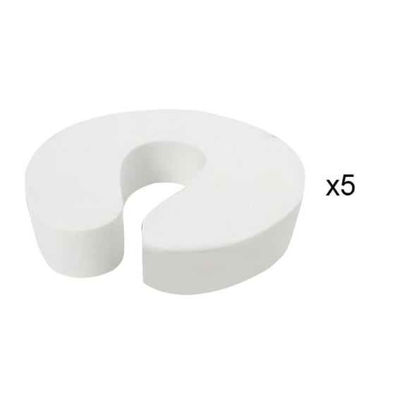 Door Pinch Guard, Heavy Duty Door Slam Stopper, Soft Foam Door Stopper. Prevents Finger Pinch Injuries, Slamming Doors and Pet from Getting Locked in Room, 5 Pack, 3.93x0.59"