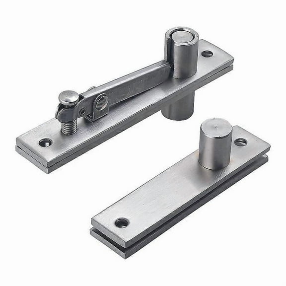 Door Pivot Hinge, 2pcs 360 Degree Rotation Hidden Door Shaft Pivot Hinges(130 X 25 Mm)