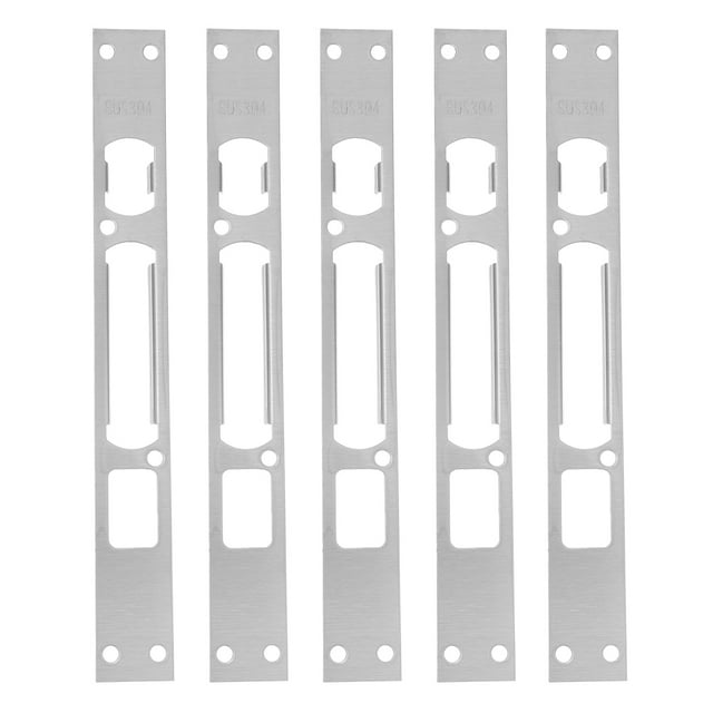 Durable Iron Door Strike Plate Lock for Security Enhancement