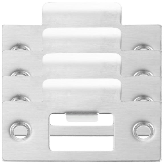 Door Plate Reinforcement Filler Plates Deadbolt Hole Strike Cover Garage Kick Striker Steel Front Covers Stainless Knob