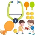 thumbnail image 1 of Door Plunking Game,Door Ping Pong Game for Kids Trainer, Adjustable Hanging Table Tennis Set with 1 Pc Trainer&4 Balls, Doorway Ping Pong，Daily Portable Exercise Kit, 1 of 8