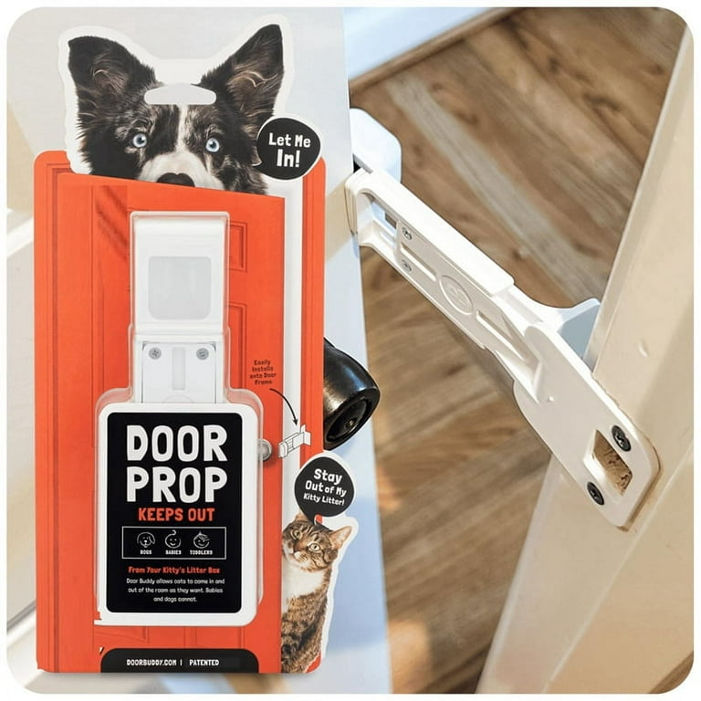 Door Prop for Cats Easiest Cat Door Latch Holder to Keep Interior Door Open for Pets Dog Proof Cat Feeding Station Walmart