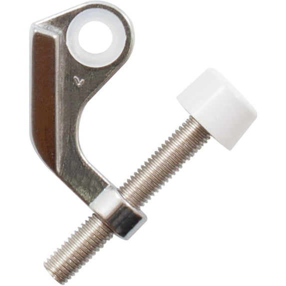 Door Protector Hinge Pin Door Stop with Colored Tips, Polished Chrome by Stone Harbor Hardware