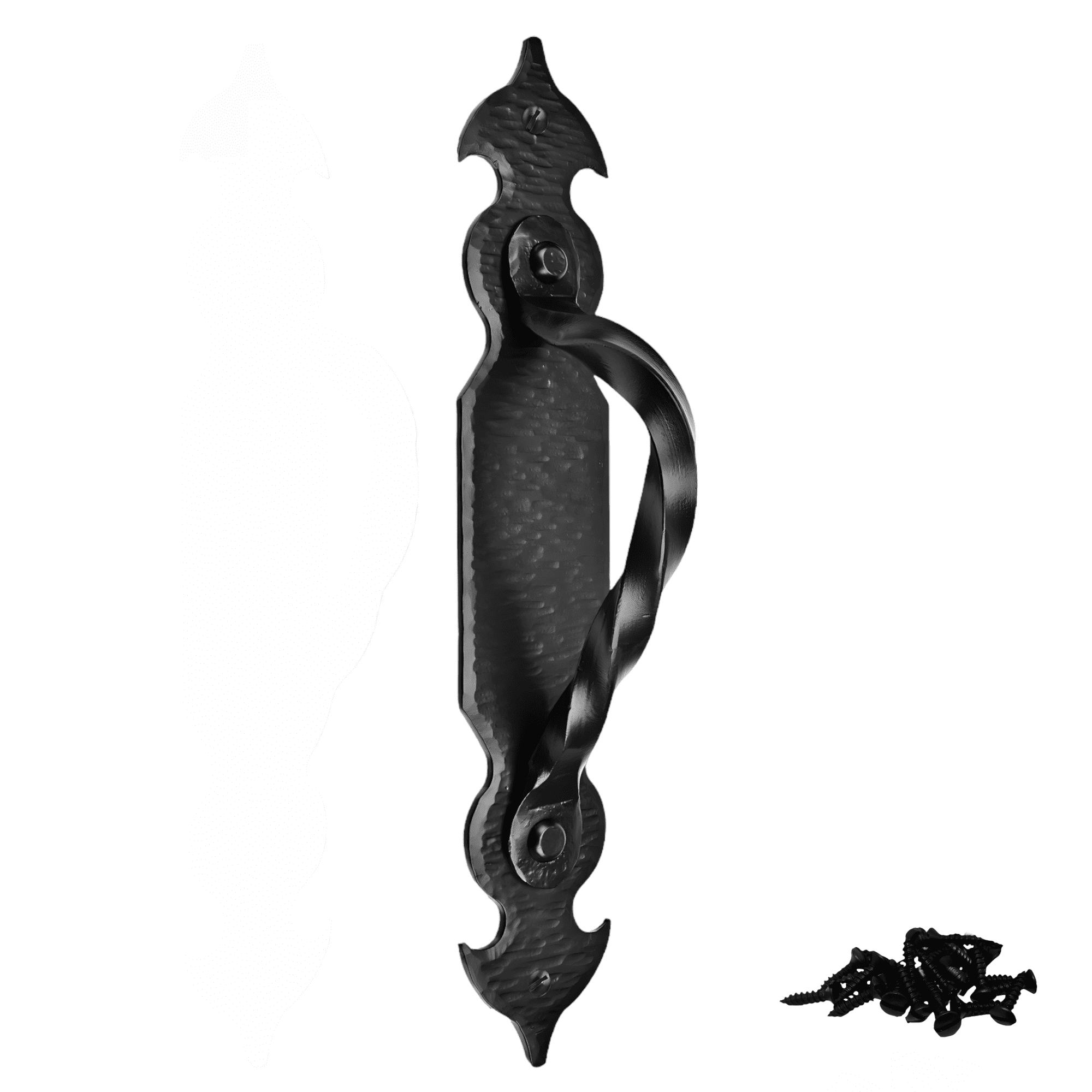 Door Pull 12 inch Rustic Barn Door Handles Black Barn Door Handle Cast