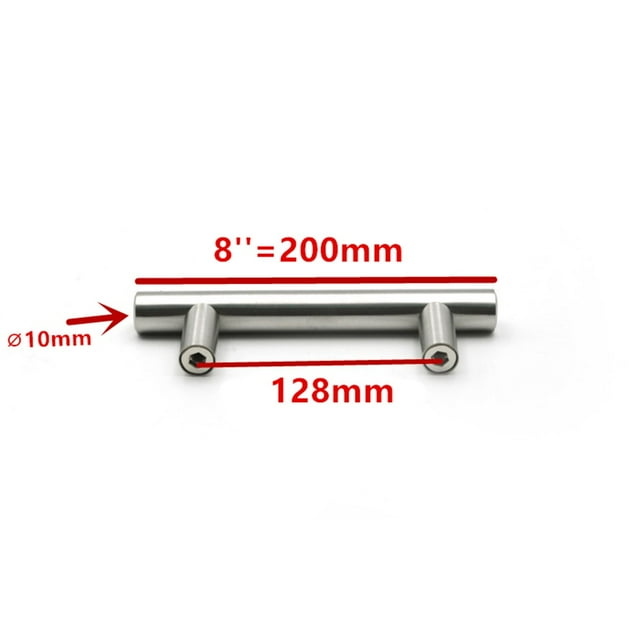 Door Pull Furniture Handles Stainless Steel Drawer Handle TType Drawer