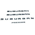 thumbnail image 1 of Door Rear Tailgate Emblem Badge Replacement for 2021-2024 Suburban Premier 4pcs (Gloss Black) C88, 1 of 3