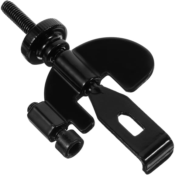 HONITANO Portable Door Lock for Travel Black Metal Adjustable Door Stopper Security