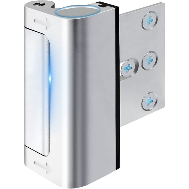 800lbs Force Resistant Door Reinforcement Lock Extra Security with 8 Screws