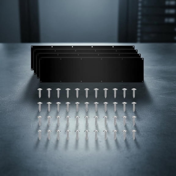 Door Reinforcement Plate for Repair or Replacement in Mat Black Finish, Stainless Steel 304