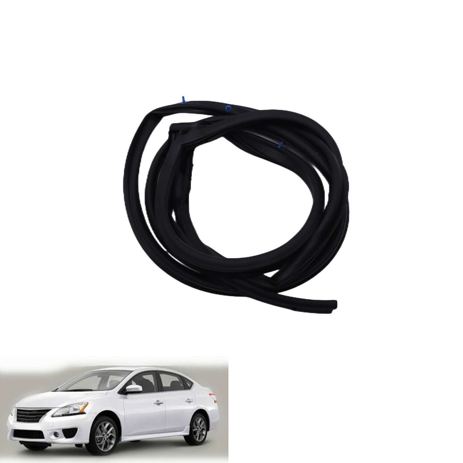 Door Rubber Seal Weatherstrip Rear Right Fits for Nissan Sentra 2013-2019