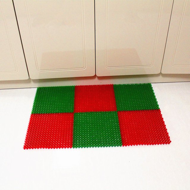 Door Rubbing Mud Scrapping and Dust Removal Mat Plastic Door Mat