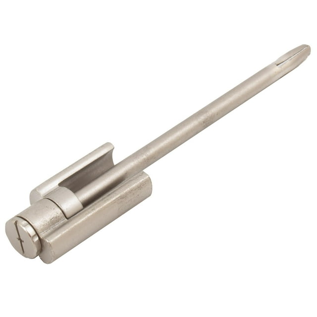 Mountable Door Saver II Hinge Stop with Pin Bumperless Protection, Ultra Low Profile, Satin