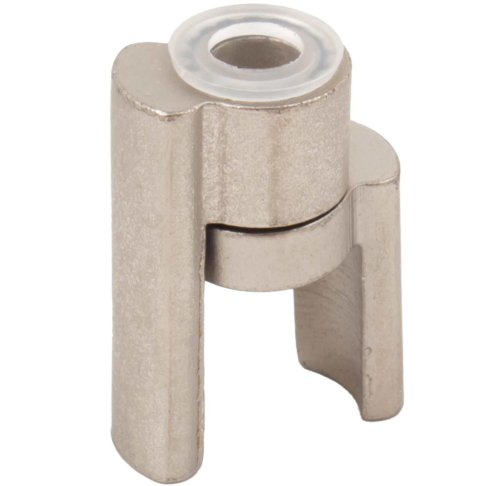 Door Saver 3 Hinge Stop, Satin Nickel Uses Existing Hinge Pin, Easy
