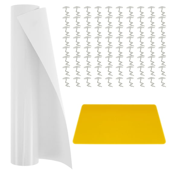 Door Scratch Protector Transparent PVC Dog Scratch Door Protector Wear Resistant Cat Scratch Furniture Protector Adhesive Door Frame Protector for Home Door Sofa