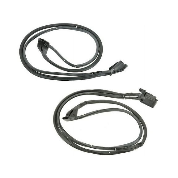 Door Seal 2 Piece Set - Compatible with 1997 - 2004 Chevy Corvette 1998 1999 2000 2001 2002 2003