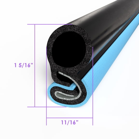 Door Seal Medium Blue - TS 6-B