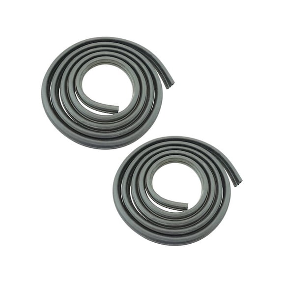 Door Seal Set 2 Piece Set - Compatible with 1999 - 2011 Ford F-250 Super Duty 2000 2001 2002 2003 2004 2005 2006 2007 2008 2009 2010