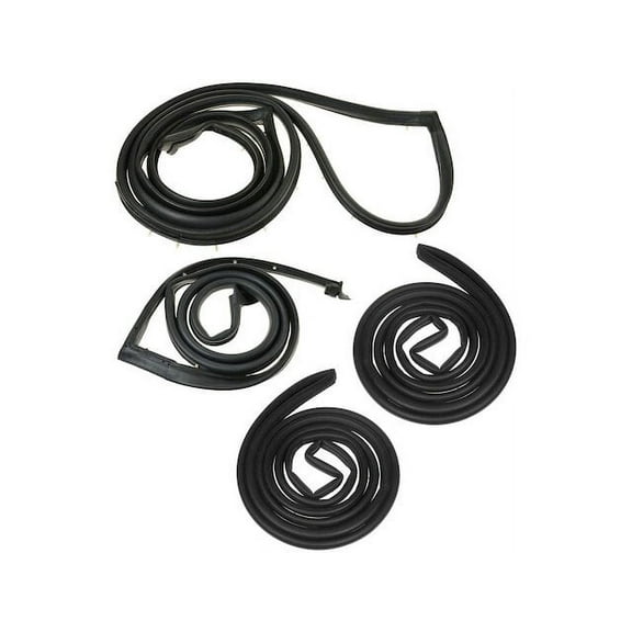 Door Seal Set - Compatible with 1978 - 1996 Chevy G30 1979 1980 1981 1982 1983 1984 1985 1986 1987 1988 1989 1990 1991 1992 1993 1994 1995