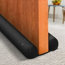 Door Seal Strip Bottom Wind and insect proof seal Door Sealers for Door Frame Black