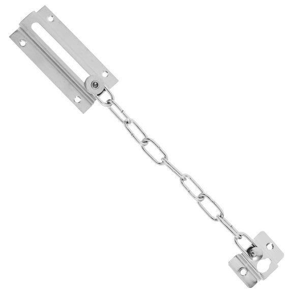 Door Chain Lock Door Latch Locks Metal Door Chain Door Guard with Lock with Screws for Inside Door, Front Door, Apartment Door, Kids Home Security Safety Locks