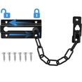 thumbnail image 1 of Door Security Chain Lock, Heavy Duty Latch Chain Door Lock Anti-Theft Internal Front Lock Sturdy Guard Thickened Chain Lock Child Proof Slide, 1 of 5