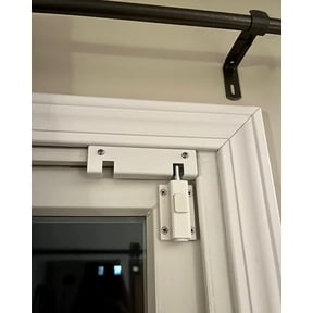 Door Security Lock - Sliding Patio Door Lock for Glass Doors, Child Safety Foot