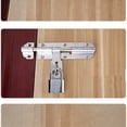 thumbnail image 1 of Door Security Slide Latch Lock, Keyless Entry Door Lock, Thickened Stainless Steel Sliding Door Lock, Easy to Install Gate, 4 in, 1 of 5