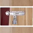 thumbnail image 1 of Door Security Slide Latch Lock, Keyless Entry Door Lock, Thickened Stainless Steel Sliding Door Lock, Easy to Install Gate,6 in, 1 of 5