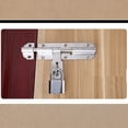 thumbnail image 1 of Door Security Slide Latch Lock, Keyless Entry Door Lock, Thickened Stainless Steel Sliding Door Lock, Easy to Install Gate,8 in, 1 of 5