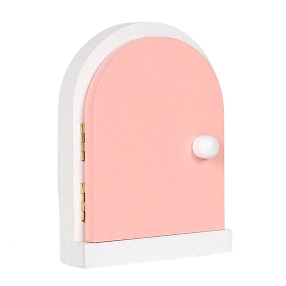 Door Shape Wood Electrical Outlet Coverplate Secure Proofing Adhesive Light Switches Guard Home Decors