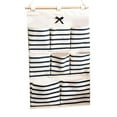 thumbnail image 1 of Over The Door Shoe Organizer Hanging Closet Holder Hanger Storage Bag Rack With Large Mesh Pockets Fabric Wall Door Hanging Bag Organizer Storage Pouch Cotton Linen, Bu2 B, 1 of 3