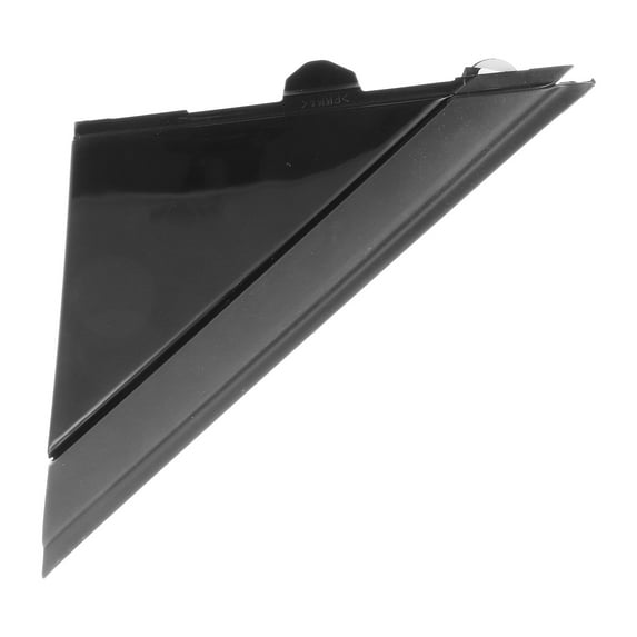 Door Side Mirror Flag Triangle Covers Trims 1SJ85KX7AA for Fiat 500 Rear Left Side ABS Bright Black