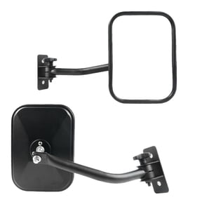Door Side Quick Release View Mirrors Adjustable Fit for 1997-2018 Jeep Wrangler TJ JK