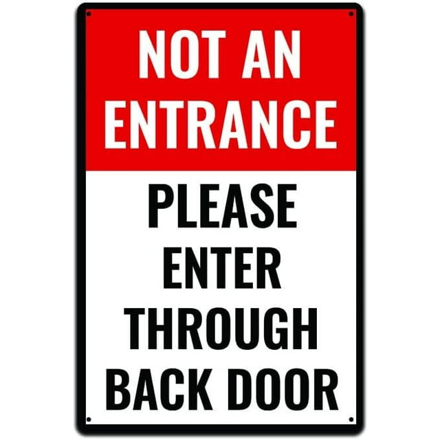 Door Signage for Office Building, Wearhouse, Bar, Restaurant, or Club