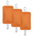 thumbnail image 1 of Door Silencer Door Jammer Door Closer Cushion Nursery Door Latch Cover 3 Pack for Noise Reducing Quiet Doors Baby Toddler Safety 3.25 x 5.5 Inch (Orange), 1 of 3