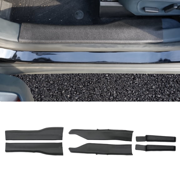 Door Sill Protector Compatible with 2022-2025 2026 Ford Maverick Inner Step Protector Side Edge Step Guard Car Door Dust Shield Cover 2024 Maverick Exterior Accessories (6PCS)