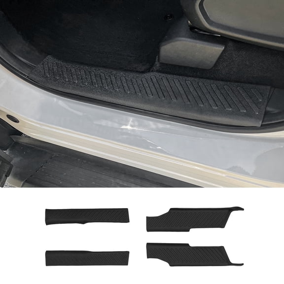 Door Sill Protector Compatible with 2023-2025 2026 Honda Pilot Side Step Protector Side Edge Step Guard Car Door Dust Shield Cover 2024 Pilot Exterior Accessories (Inner)